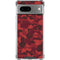 Red Street Camo Google Pixel 7a Clear Case